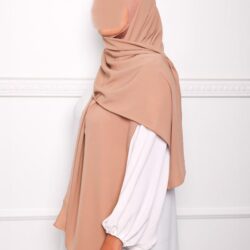 HIJAB CAGOULE INTÉGRÉ À ENFILER Hijab cagoule à enfiler pour femme pas cher mon hijab pas cher camel